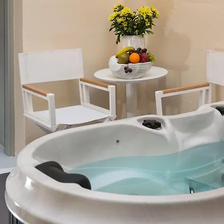 アパート Magical Blu Junior With Outdoor Heated Jacuzzi